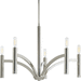 Progress PP4718104 Polished Nickel Mid Sized Chandelier