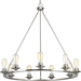 Progress PP400016009 Brushed Nickel Mid Sized Chandelier