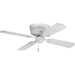 Progress PP252430 White Medium (42'' to 51'') Ceiling  Fan