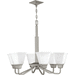 Progress PP400119009 Brushed Nickel Mid Sized Chandelier