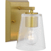 Progress PP300457191 Brushed Gold 1 Bulb Wall Sconce