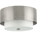 Progress PP350249009 Brushed Nickel Flush Mount Ceiling Light