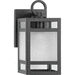 Progress PP56034131M Matte Black Outdoor Entrance Wall Light