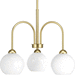 Progress PP400059078 Vintage Gold Mid Sized Chandelier