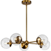 Progress PP400325109 Brushed Bronze Mid Sized Chandelier