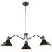 Progress PP40030931M Matte Black Large Foyer Chandelier