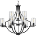 Progress PP400198031 Matte Black Mid Sized Chandelier