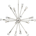 Progress PP400041104 Polished Nickel Large Foyer Chandelier