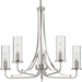 Progress PP400209009 Brushed Nickel Mini Chandelier