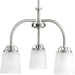 Progress PP400008009 Brushed Nickel Mid Sized Chandelier