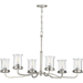 Progress PP400207009 Brushed Nickel Mid Sized Chandelier