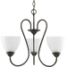 Progress PP466420 Antique Bronze Mini Chandelier