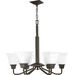 Progress PP400119020 Antique Bronze Mid Sized Chandelier