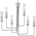 Progress PP400168009 Brushed Nickel Mid Sized Chandelier