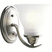 Progress PP319009 Brushed Nickel 1 Bulb Wall Sconce