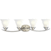 Progress PP319309 Brushed Nickel 4 or more Bulb Bathroom Light