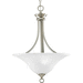 Progress PP347409 Brushed Nickel Up Light Pendant