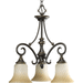 Progress PP415877 Forged Bronze Mini Chandelier