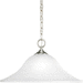 Progress PP509509 Brushed Nickel Down Light Pendant