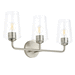 Progress PP300541009 Brushed Nickel 2 Bulb Bathroom Light