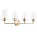 Progress PP300542177 Champagne Bronze 4 or more Bulb Bathroom Light