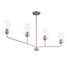 Progress PP400441009 Brushed Nickel Mid Sized Chandelier