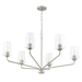 Progress PP400444009 Brushed Nickel Mid Sized Chandelier