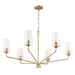 Progress PP400444177 Champagne Bronze Mid Sized Chandelier