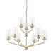 Progress PP400445177 Champagne Bronze Mid Sized Chandelier