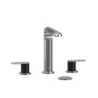  Ciclo 8'' Widespread Bathroom Faucet - Brushed Chrome (PVD) / Black