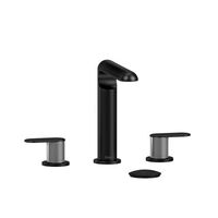 Ciclo 8'' Widespread Bathroom Faucet - Black / Chrome