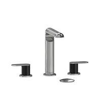 Ciclo 8'' Widespread Bathroom Faucet - Chrome / Black