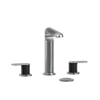  Ciclo 8'' Widespread Bathroom Faucet - Brushed Chrome (PVD) / Black