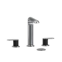  Ciclo 8'' Widespread Bathroom Faucet - Brushed Chrome (PVD) / Black