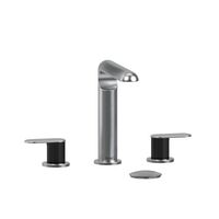  Ciclo 8'' Widespread Bathroom Faucet - Brushed Chrome (PVD) / Black