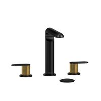  Ciclo 8'' Widespread Bathroom Faucet - Black / Brushed Gold (PVD)