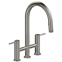  Azure Pull-Out Spray Kitchen Faucet - Stainless Steel