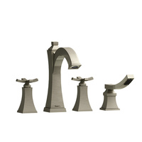  Eiffel Deck Mount With Handshower Tub Faucet - Brushed Nickel