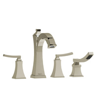  Eiffel Deck Mount With Handshower Tub Faucet - Polished Nickel - PVD