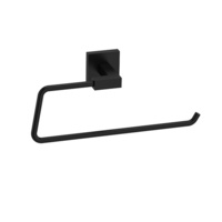  Kubik Towel Ring Bathroom Accessory - Black