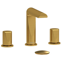  Parabola 8'' Widespread Bathroom Faucet - Brushed Gold