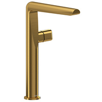  Parabola Single Hole Bathroom Faucet - Brushed Gold