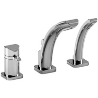  Salome Deck Mount With Handshower Tub Faucet - Chrome