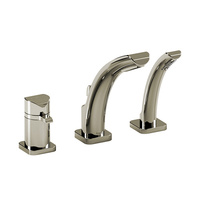  Salome Deck Mount With Handshower Tub Faucet - Polished Nickel - PVD