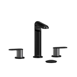 RCI08BKBC Ciclo 8'' Widespread Bathroom Faucet - Black / Brushed Chrome (PVD) RCI08BKBC Ciclo 8'' Widespread Bathroom Faucet - Black / Brushed Chrome (PVD)