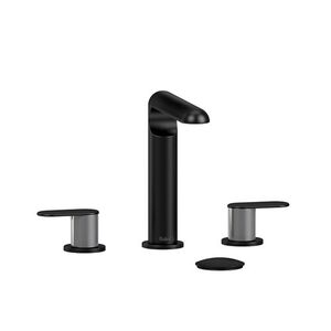 RCI08BKC Ciclo 8'' Widespread Bathroom Faucet - Black / Chrome RCI08BKC Ciclo 8'' Widespread Bathroom Faucet - Black / Chrome