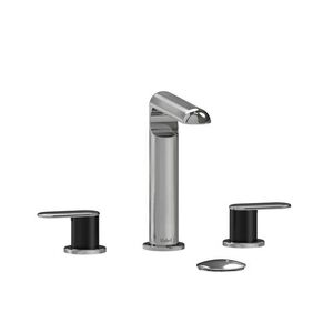 RCI08CBK Ciclo 8'' Widespread Bathroom Faucet - Chrome / Black RCI08CBK Ciclo 8'' Widespread Bathroom Faucet - Chrome / Black