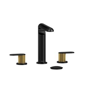RCI08KNBKBG10 Ciclo 8'' Widespread Bathroom Faucet - Black / Brushed Gold (PVD)