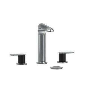 RCI08LNBCBK Ciclo 8'' Widespread Bathroom Faucet - Brushed Chrome (PVD) / Black RCI08LNBCBK Ciclo 8'' Widespread Bathroom Faucet - Brushed Chrome (PVD) / Black