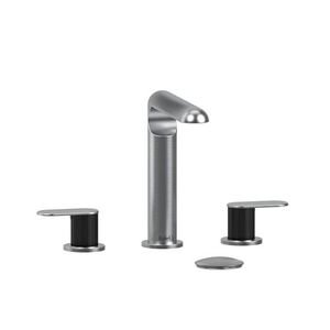 RCI08LNBCBK10 Ciclo 8'' Widespread Bathroom Faucet - Brushed Chrome (PVD) / Black RCI08LNBCBK10 Ciclo 8'' Widespread Bathroom Faucet - Brushed Chrome (PVD) / Black